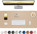 Leather Desk Protector, Large Mouse Pad & Waterproof PU Leather Blotter Mat by AFIING