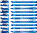 Schneider Slider Memo XB Ballpoint Pen, 1.4 mm, Light Blue Barrel, Box of 10 by Schneider