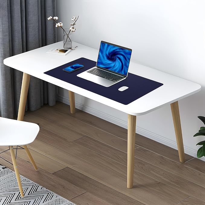 AFIING Desk Mat, 31.5" x 17", Cork Desk Pad Protector | Dual-Sided Cork & PU - Image 9