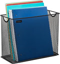 Mind Reader Vertical File Storage, Desktop Organizer, Hanging Files, Metal Mesh by MindReader
