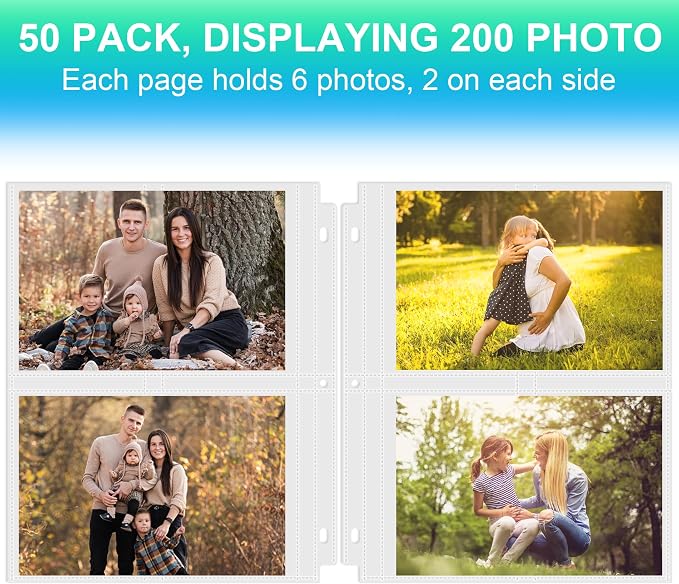 Aegero 100 Pack 5 x 7 Photo Sleeves - Image 3