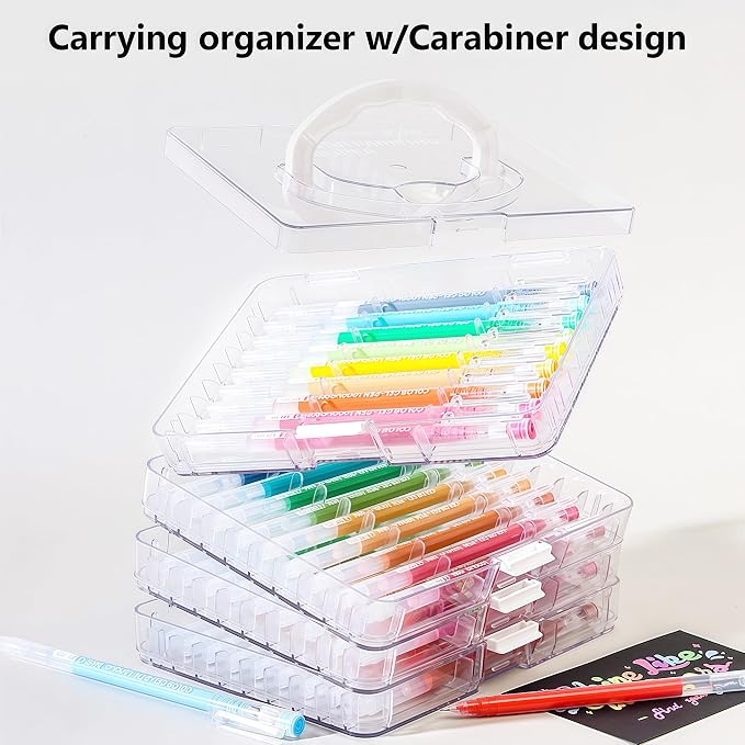 72 Advanced Colored Gel Pens Set, 0.6mm Fine Point - Image 7