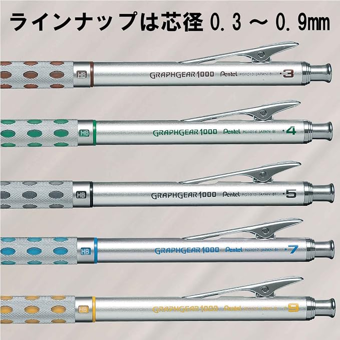 Pentel Graph Gear 1000 Mechanical Drafting Pencil 0.4mm Green - Image 3