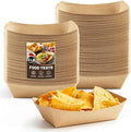 ZORRITA Paper Food Trays, 2 Lb, 100 Pack | Disposable, Take Out Basket Holders by ZORRITA