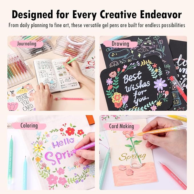 Acrylic Gel Pens for Coloring, Journaling, Note Taking - Image 8