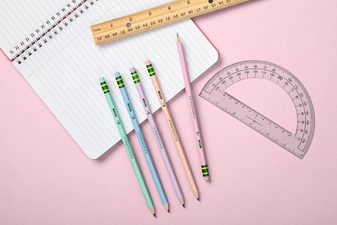 Ticonderoga Wooden Pencils, Pre-Sharpened, 2 HB Soft, Pastel Colors - Image 7
