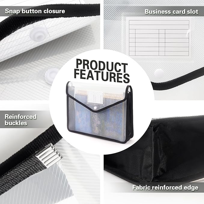 Plastic Expanding File Folder, Transparent envelopes - Image 4