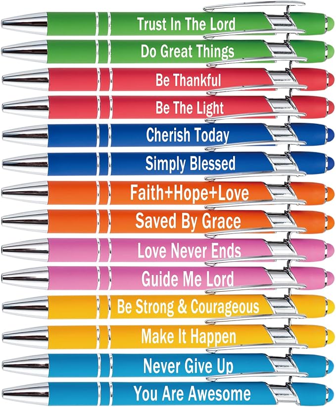 PASISIBICK 14 Pieces Motivational Inspirational Quotes Snarky Screen Touch - Image 6