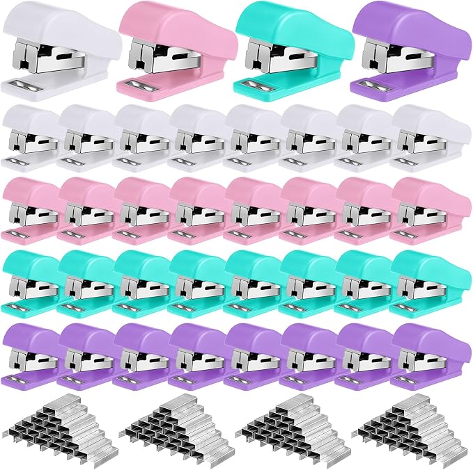 Fainne 45 Pcs Mini Stapler Bulk by Fainne