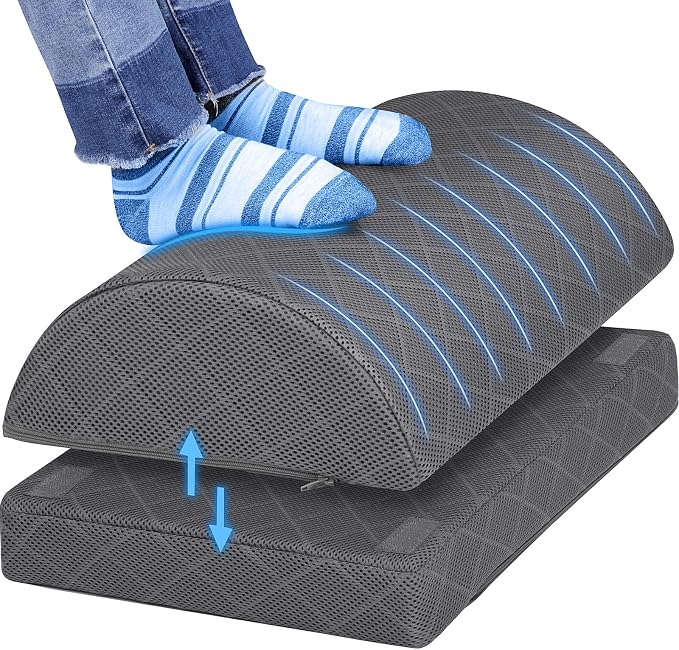 CushZone Foot Rest, Desk & Gaming Accessories, Foot Rest by CushZone