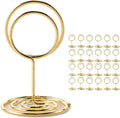 Hoewina 26Pcs Table Number Holders, Place Card Holder, Wire Picture Holder by Hoewina