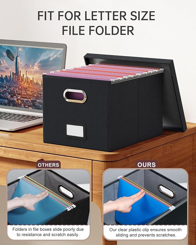 Oterri File Organizer, File Box, File Cabinet - Image 4