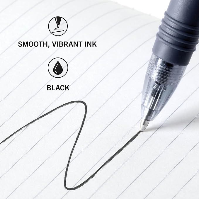 Zebra Pen Z-Grip Retractable Ballpoint Pen, Smooth-Flowing Black Ink, 1.0mm - Image 3