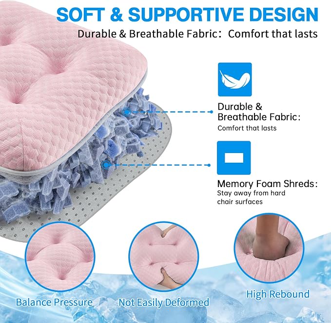 BETU Cooling Chair Cushions Set of 4, 3.5” Thick Seat Cushions, Breathable - Image 5