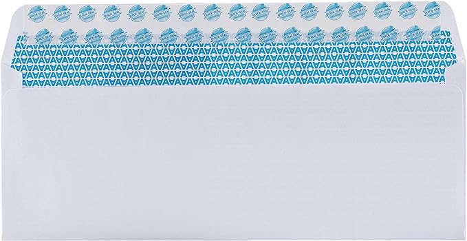 Aimoh 100 Custom Printed #10 Security Self Seal Envelopes -Personalized - Image 4