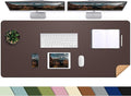 AFIING Leather Desk Pad Protector, Large Desk Mat by AFIING