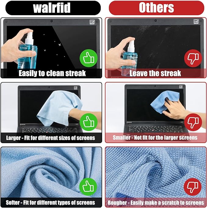Car Screen Cleaner Spray, walrfid TV Computer Laptop Touchscreen Mist Cleaning - Image 4