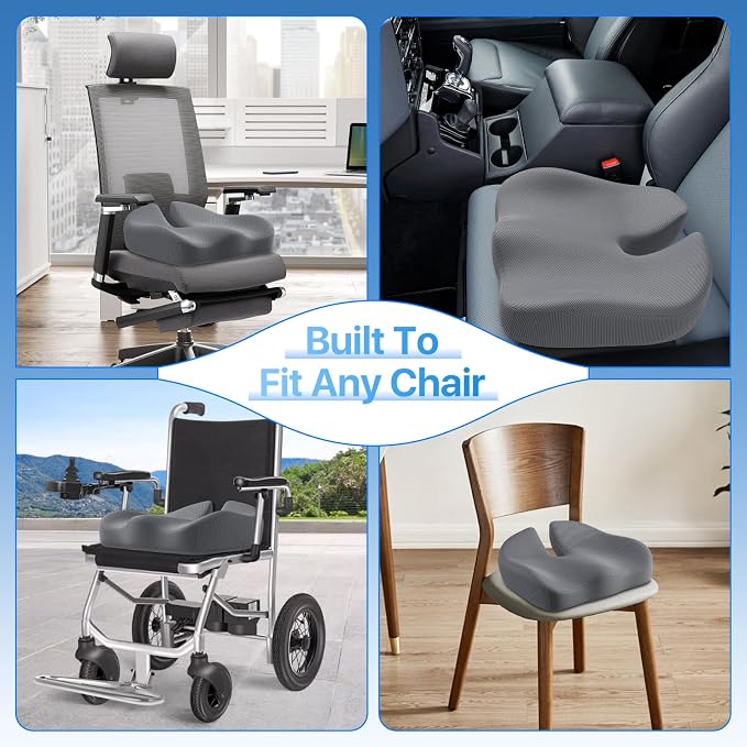 CJACSOC Seat Cushion, Extra Large Memory Foam Cushion - Image 7