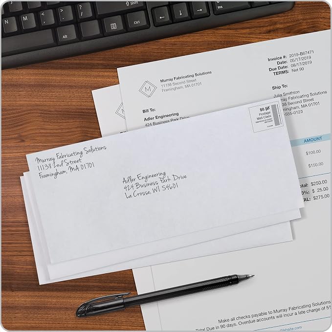 Columbian #10 Security Envelopes, 500 Pack, Self Seal Envelopes - Image 7