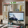 ChooChoo Desktop Bookshelf, 36.4" Tall Countertop Desk Hutch by ChooChoo