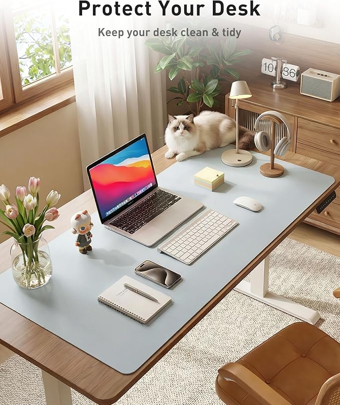 Aothia Faux Leather Desk Mat - Image 8