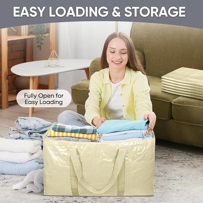 TICONN 4 Pack Extra Large Moving Bags Heavy Duty - Image 7