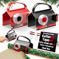 2 Pack Wrapping Paper Cutter & Tape Dispenser Dual Use, Gift Wrap Cutter Tool by CUZNYAX