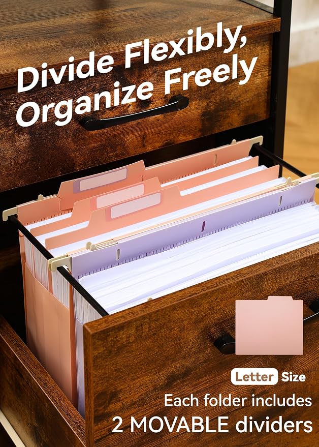 SortRax Plastic High Capacity Hanging File Folders, Side-Sealed Pocket - Image 4