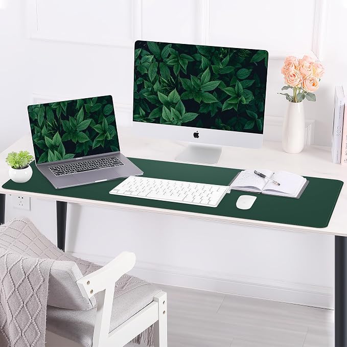 AFIING Leather Desk Pad Protector, Large Desk Mat - Image 7