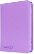 Vault X 4 Pocket Zip Binder, 160 Cards, Exo-Tec Material, 20 Side-Loading Pages by VaultX
