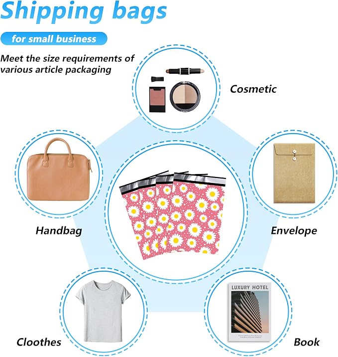 Poly Mailer 12x15.5 Inch 50 Pcs, Waterproof and Tear-Resistant Shipping Bags - Image 9