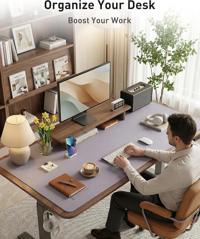 Aothia Faux Leather Desk Mat - Image 3
