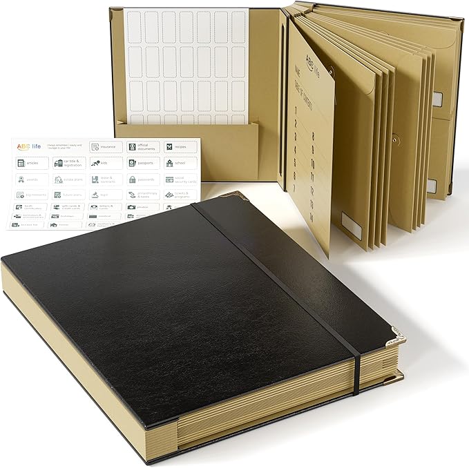 ABC life Document Organizer, Expanding File by ABClife