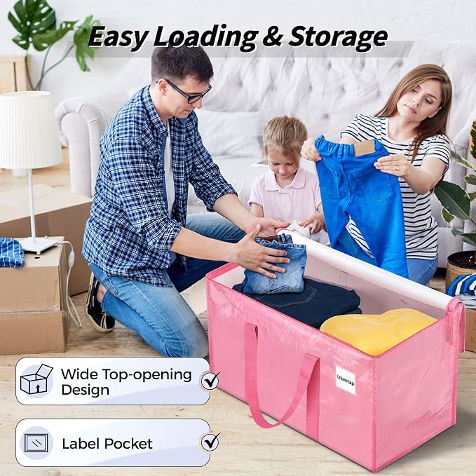16 Pack Extra Large Heavy Duty Moving Bags, Reinforced Handles & Heavy-Duty - Image 5