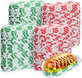 Yinkin 300 Pcs Paper Hot Dog Trays Valentine's Day 6 Inch Food Trays Concession by Yinkin