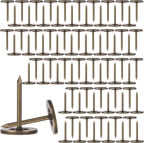 100pcs Flat Head Thumb Tacks for Wall, Heavy Duty Upholstery Push Pins by Unknown
