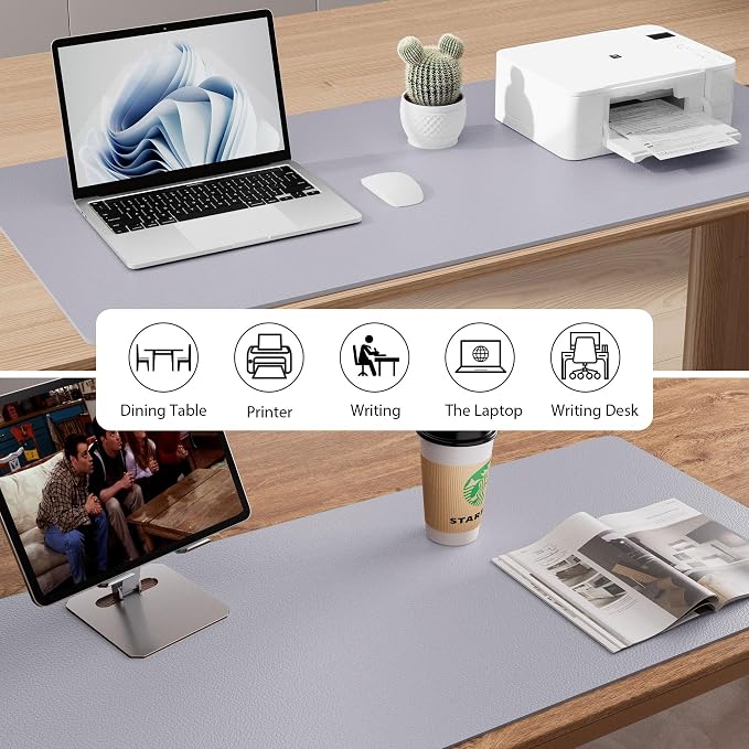 Aothia Large PU Leather Desk Pad Protector - Image 5