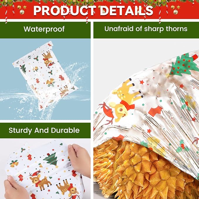 POLYSELLS 50 PCS 10x13 Cute Poly Mailers Waterproof Self-Sealing Holiday - Image 2