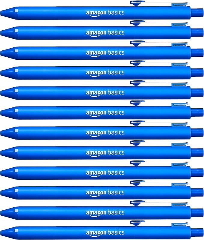 Amazon Basics Retractable Ballpoint Pens by AmazonBasics