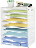 SUBEKYU 9 Tier Paper Letter Tray Desk Organizer by SUBEKYU