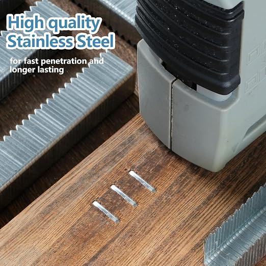 1/2 Inch Length Beveled Chiseled Pointed Heavy Duty T-50 304 Stainless Steel - Image 4