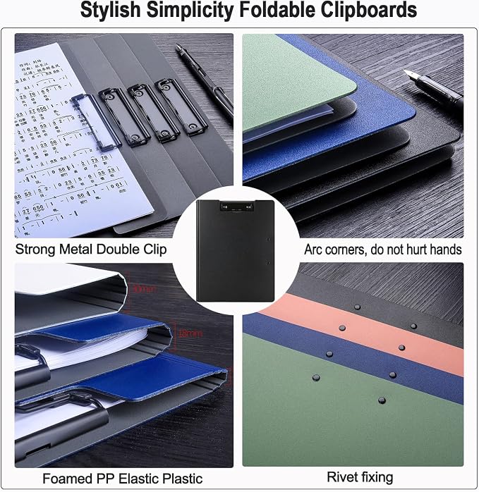 Clipboard Folder, A4 Foldable Clipboards, Office Clipboard Folder - Image 7