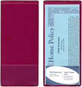 StoreSMART® - Metallic Maroon Plastic Policy/Lotto Ticket Holders - 20-Pack - by StoreSMART