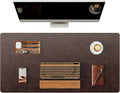 YSAGi Genuine Leather Desk Mat, 35.4"X17" Office Desk Pad, Thick Premium Table by YSAGi