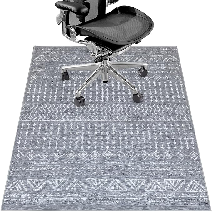 Office Chair Mat for Hardwood Floor&Tile Floor, Under Desk Rug for Rolling by LreedyMat