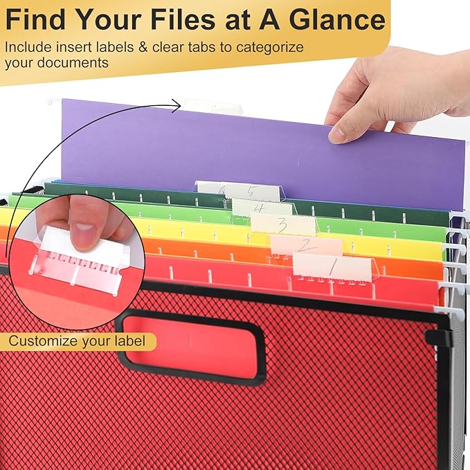Hanging File Folders Legal Size, 70 Pack File Folders - Image 5