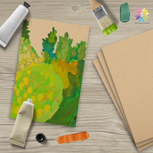 Mat Board Center, 50 Corrugated Cardboard Sheets 12x16 Inches Flat Card Board - Image 7