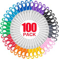Toidgy 100 Pack Kids Scissors, 5 Inch Scissors Bulk by Toidgy