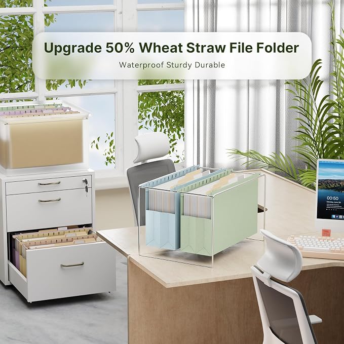 XINGIA Legal Size Hanging File Folders, Expandable 4 Inch File Folders Legal - Image 3
