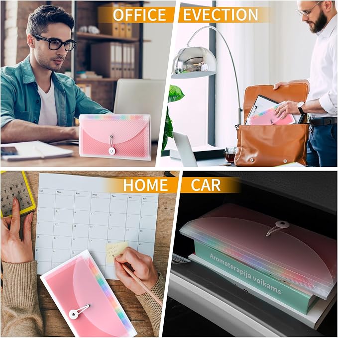 Nicecho Receipt Coupon Organizer, 13 Pockets Small Accordion File Organizer - Image 7